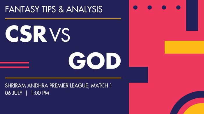 CSR vs GOD (Coastal Riders vs Godavari Titans), Match 1