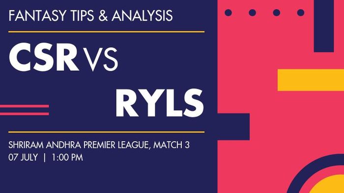 CSR vs RYLS (Coastal Riders vs Rayalaseema Kings), Match 3