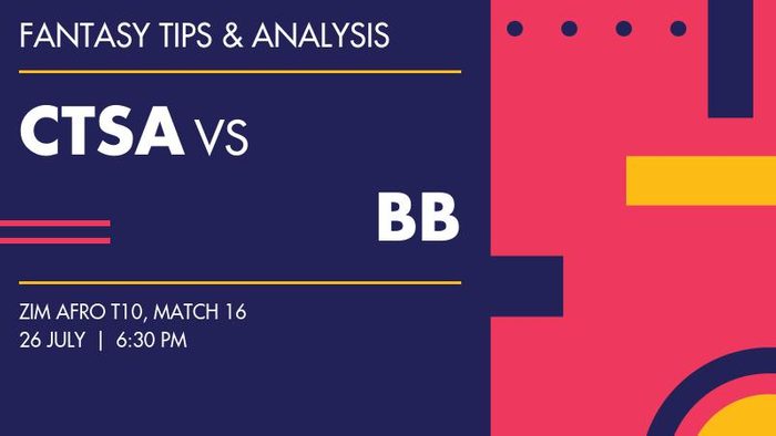 CTSA vs BB (Cape Town Samp Army vs Bulawayo Braves), Match 16