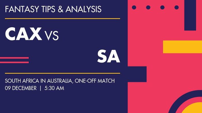 CAX vs SA (Cricket Australia XI vs South Africa), One-off Match