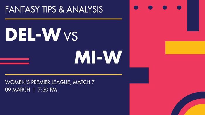 DEL-W vs MI-W (Delhi Capitals vs Mumbai Indians), Match 7
