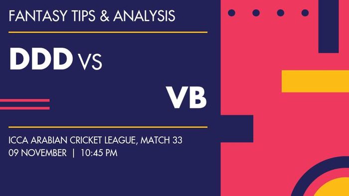 DDD vs VB (Dubai Dare Devils vs Valley Boys), Match 33