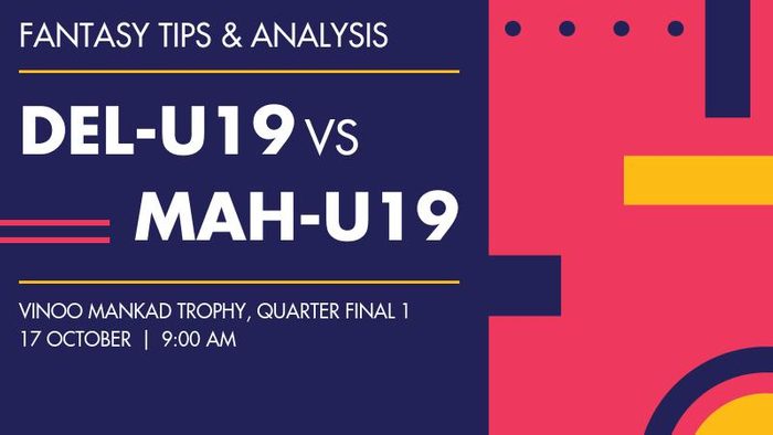 DEL-U19 vs MAH-U19 (Delhi U-19 vs Maharashtra U-19), Quarter Final 1