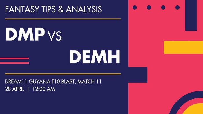 DMP vs DEMH (Demerara Pitbulls vs Demerara Hawks), Match 11