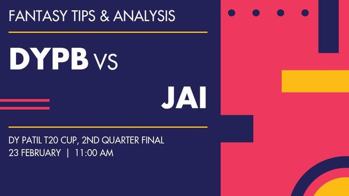 DYPB vs JAI (DY Patil Group B vs Jain Irrigation), 2nd Quarter Final