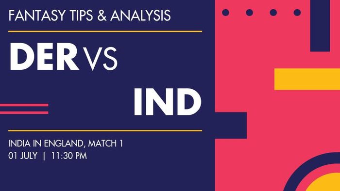 DER vs IND (Derbyshire vs India), Match 1