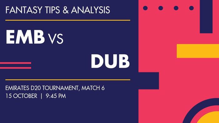 Emirates Blues बनाम Dubai, Match 6