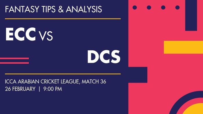 ECC vs DCS (Emirates NBD CKT Club vs DCC Starlets), Match 36