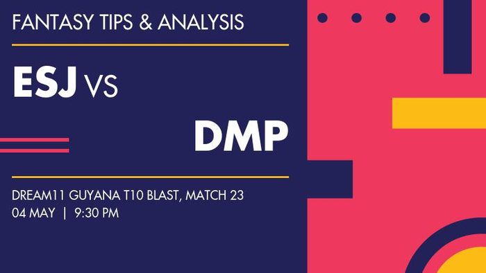 ESJ vs DMP (Essequibo Jaguars vs Demerara Pitbulls), Match 23