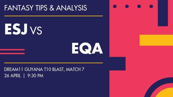 ESJ vs EQA (Essequibo Jaguars vs Essequibo Anacondas), Match 7