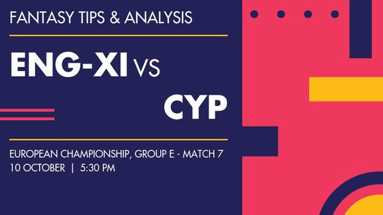 England XI vs Cyprus