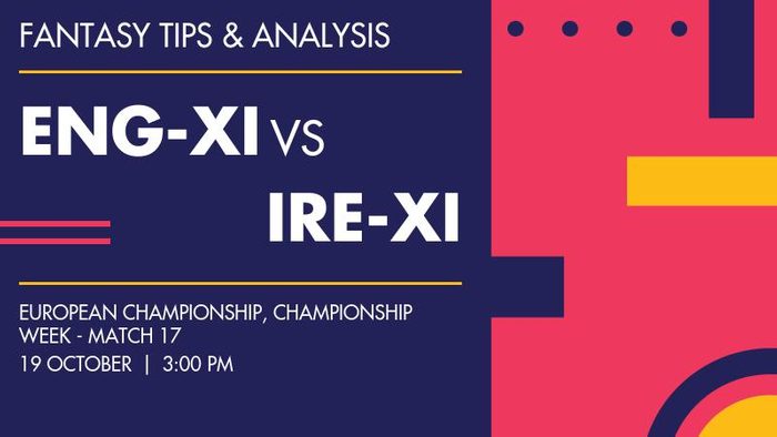 England XI बनाम Ireland XI, Championship Week - Match 17