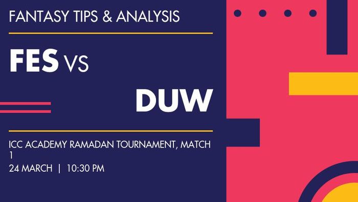 FES vs DUW (Fly Emirates vs Dubai Wanderers), Match 1