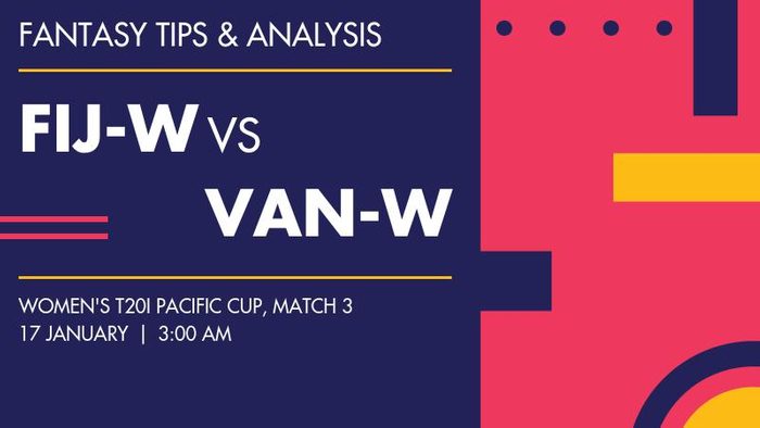 FIJ-W vs VAN-W (Fiji Women vs Vanuatu Women), Match 3