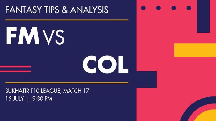 FM vs COL (Future Mattress vs Colatta Chocolates), Match 17