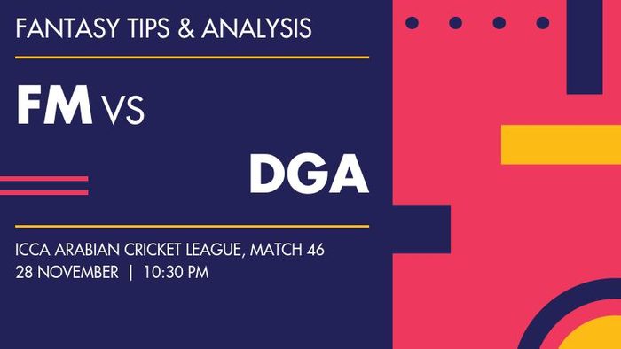FM vs DGA (Future Mattress vs Dubai Gymkhana), Match 46