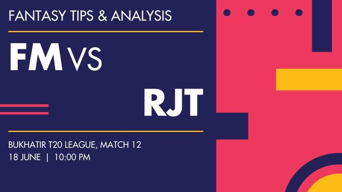 FM vs RJT (Future Mattress vs Rajkot Thunders), Match 12