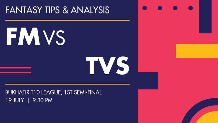 FM vs TVS (Future Mattress vs The Vision Shipping), 1st Semi-Final