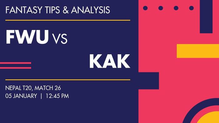 FWU vs KAK (Far West United vs Kathmandu Knights), Match 26