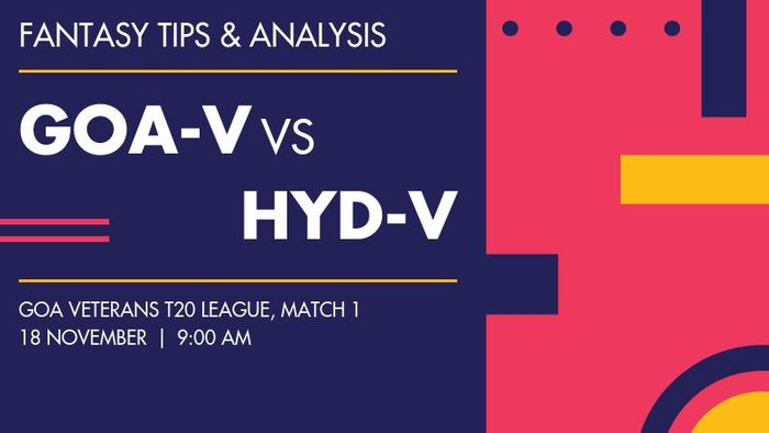 GOA-V vs HYD-V (Goa Veterans vs Hyderabad Veterans), Match 1