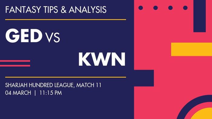 GED vs KWN (Gems Education CC vs Karwan CC), Match 11