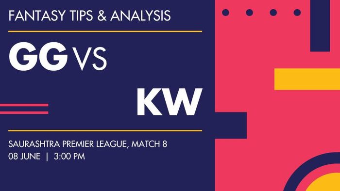 GG vs KW (Gohilwad Gladiators vs Kutch Warriors), Match 8