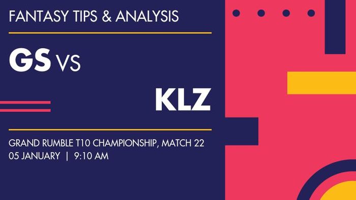 GS vs KLZ (Global Stars CC vs KL Zalmi), Match 22