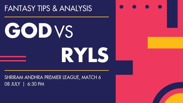 GOD vs RYLS (Godavari Titans vs Rayalaseema Kings), Match 6