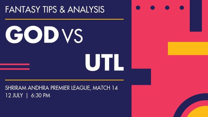 GOD vs UTL (Godavari Titans vs Uttarandhra Lions), Match 14