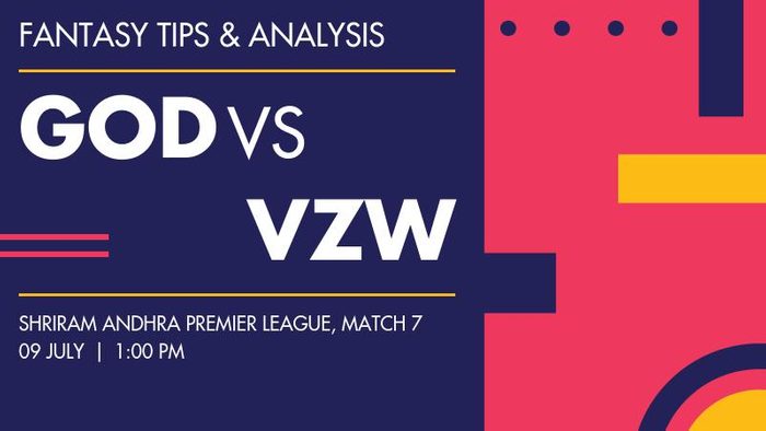 Godavari Titans बनाम Vizag Warriors, Match 7