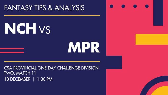 NCH vs MPR (Northern Cape vs Mpumalanga Rhinos), Match 11