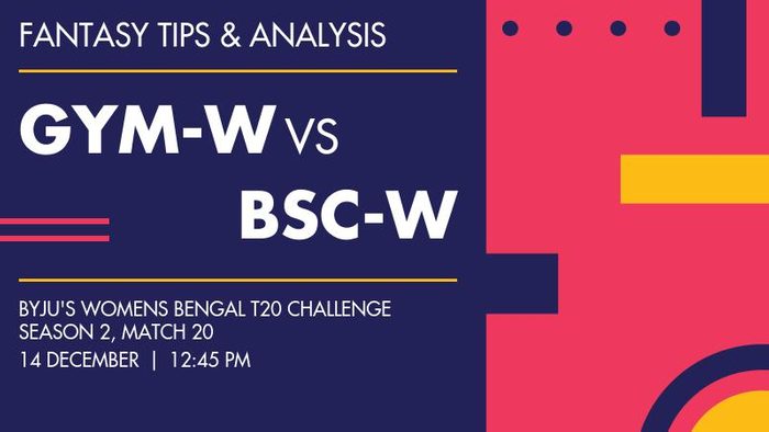 GYM-W vs BSC-W (Gymkhana Women vs Baranagar Sporting Club Women), Match 20