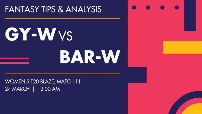 GY-W vs BAR-W (Guyana Women vs Barbados Women), Match 11