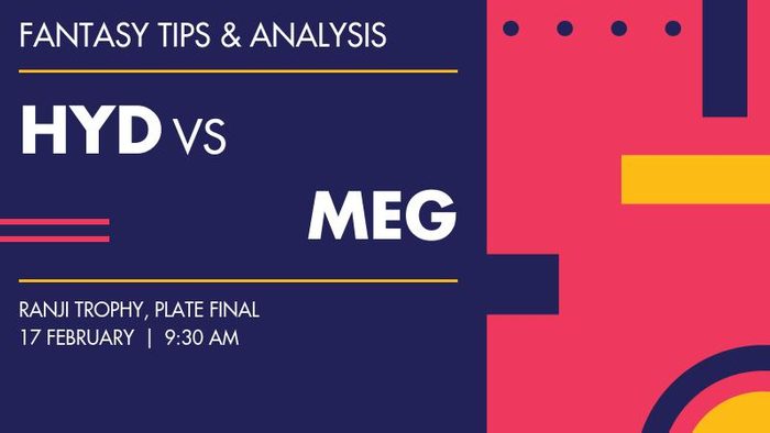 HYD vs MEG (Hyderabad vs Meghalaya), Plate Final