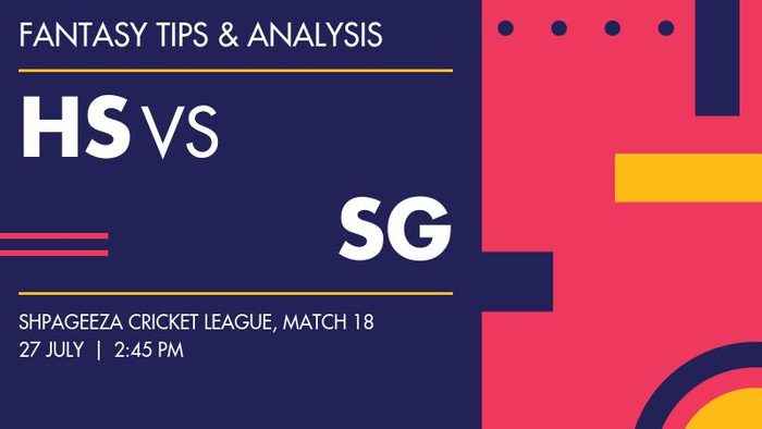 HS vs SG (Hindukush Stars vs Speen Ghar Tigers), Match 18