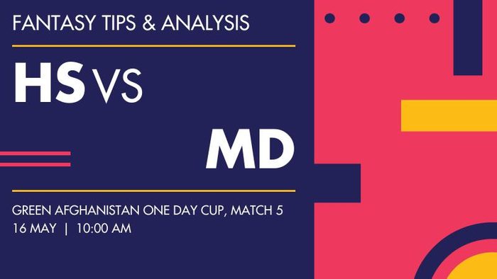 HS vs MD (Hindokush Strikers vs Maiwand Defenders), Match 5