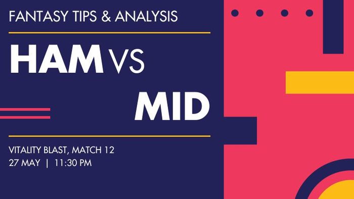 HAM vs MID (Hampshire vs Middlesex), Match 12