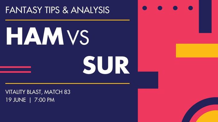 HAM vs SUR (Hampshire vs Surrey), Match 83
