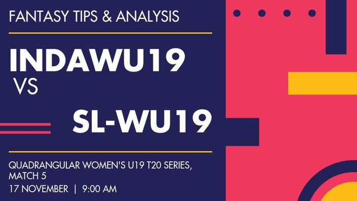 INDAWU19 vs SL-WU19 (India A Women Under-19 vs Sri Lanka Women Under-19), Match 5