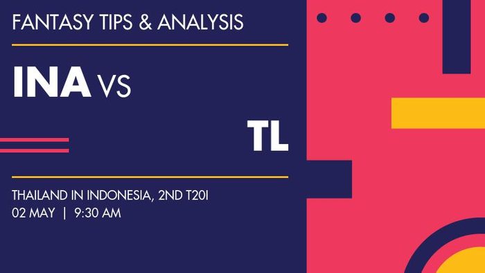 INA vs TL (Indonesia vs Thailand), 2nd T20I