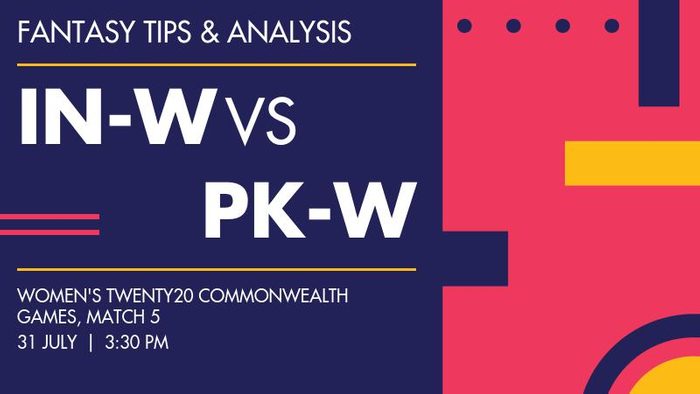 IN-W vs PK-W (India Women vs Pakistan Women), Match 5