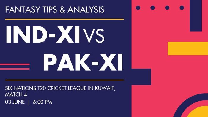 IND-XI vs PAK-XI (India XI vs Pakistan XI), Match 4
