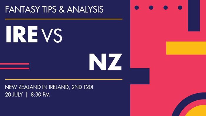 IRE vs NZ (Ireland vs New Zealand), 2nd T20I
