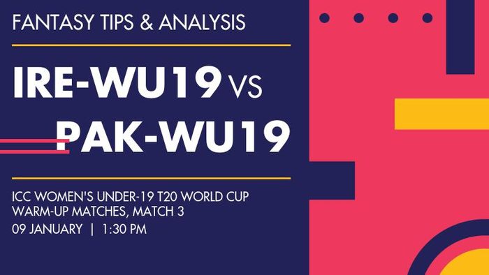 IRE-WU19 vs PAK-WU19 (Ireland Women Under-19 vs Pakistan Women Under-19), Match 3