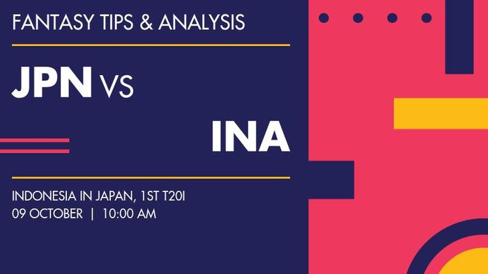 JPN vs INA (Japan vs Indonesia), 1st T20I