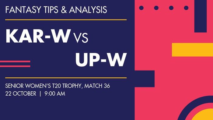 KAR-W vs UP-W (Karnataka Women vs Uttar Pradesh Women), Match 36