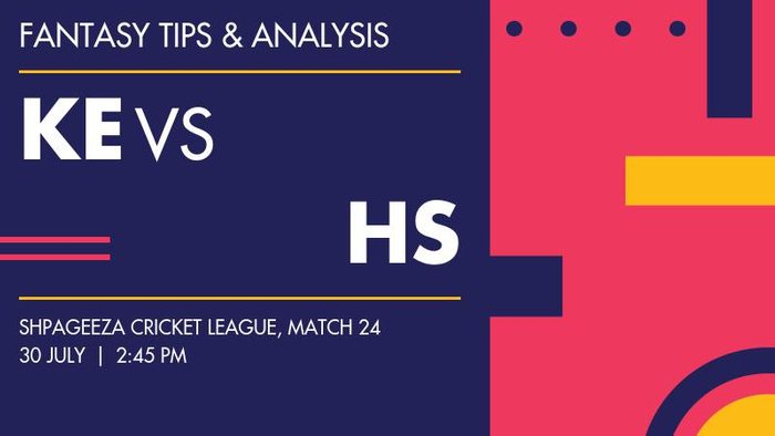 KE vs HS (Kabul Eagles vs Hindukush Stars), Match 24