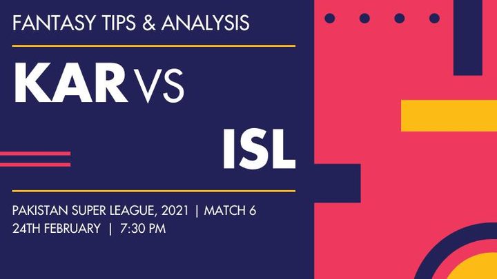 KAR vs ISL, Match 6