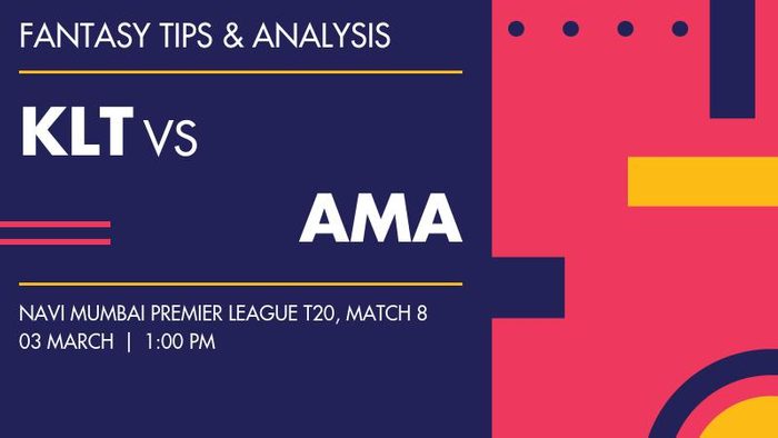 KLT vs AMA (Kalyan Tuskers vs Ambernath Avengers), Match 8