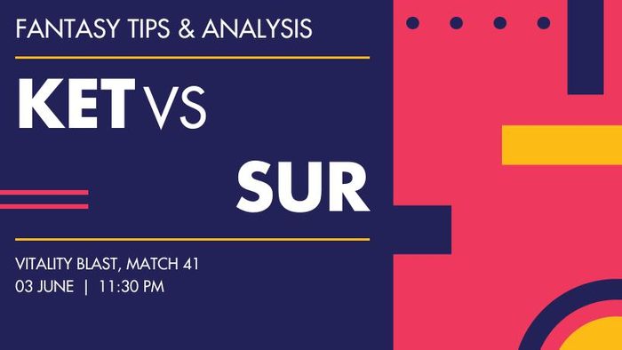 KET vs SUR (Kent vs Surrey), Match 41